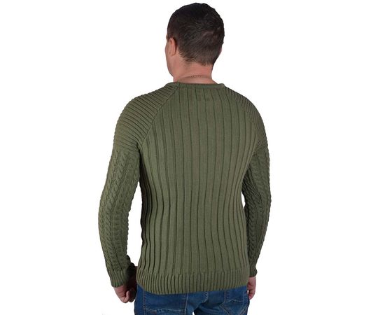 Свитер мужской Сe&Ce 2051-01, Размер: L, Цвет: хаки , фото 3 | Интернет-магазин Vels